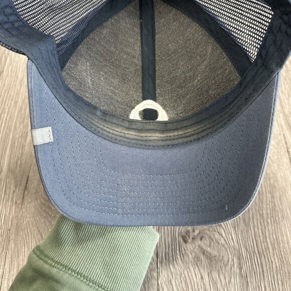 Travis Mathew Golf Snapback Trucker Hat Ball Cap Embroidered Blue Embroidery - Picture 8 of 9